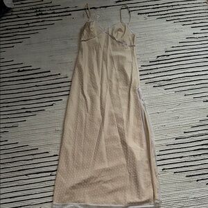 Christian Dior Beige Slip Dress